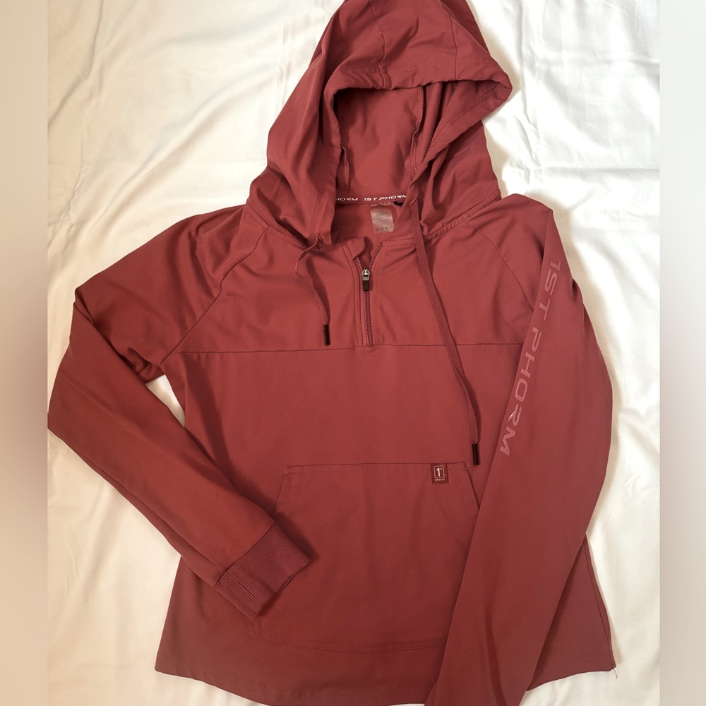1st Phorm Track Quarter Zip Hoodie Size Small